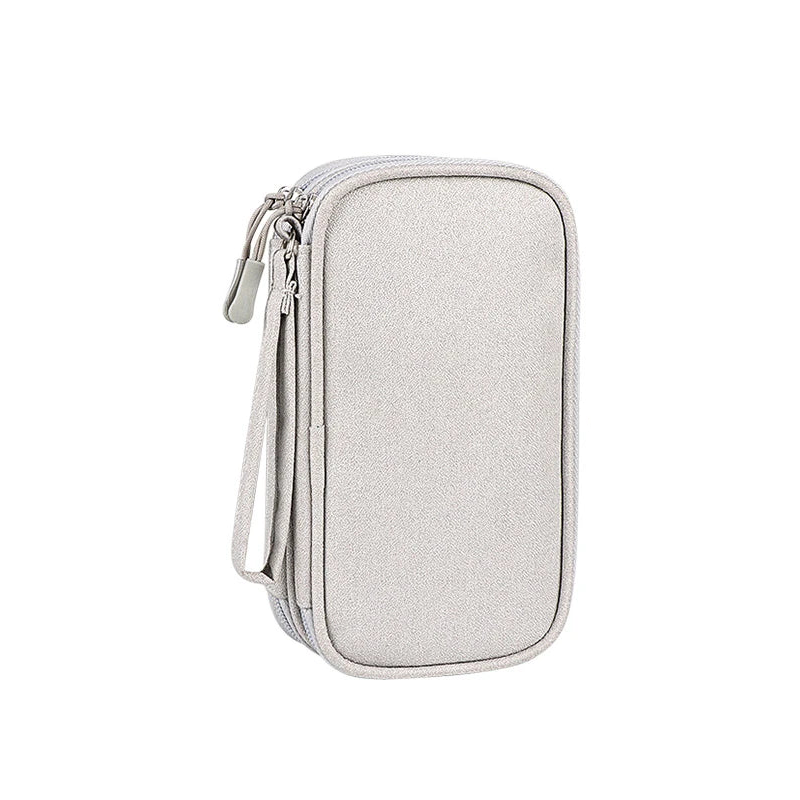 sacoche range cable Gris Double