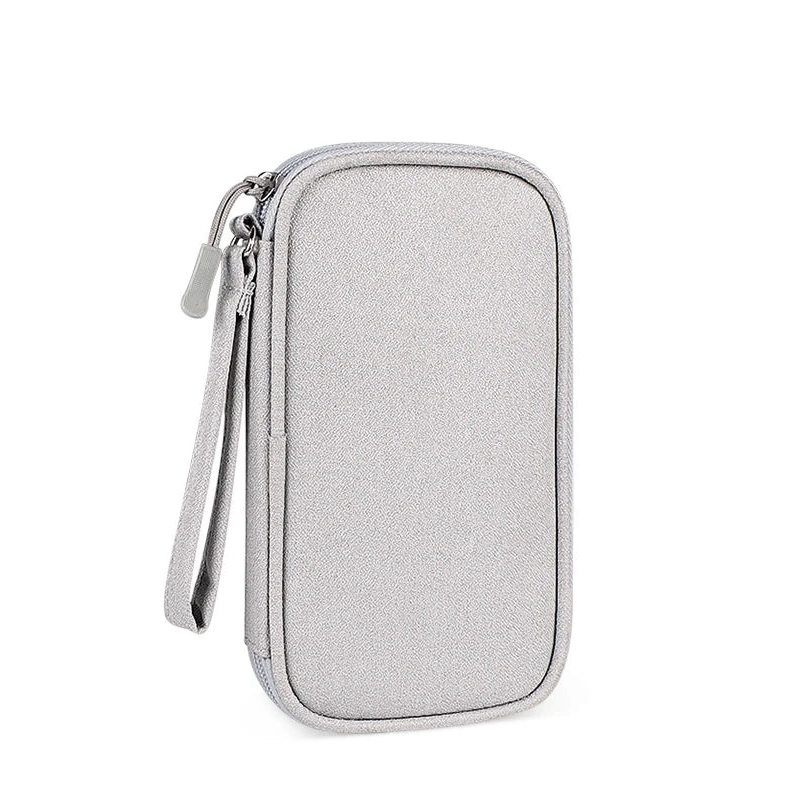 sacoche range cable Gris Simple