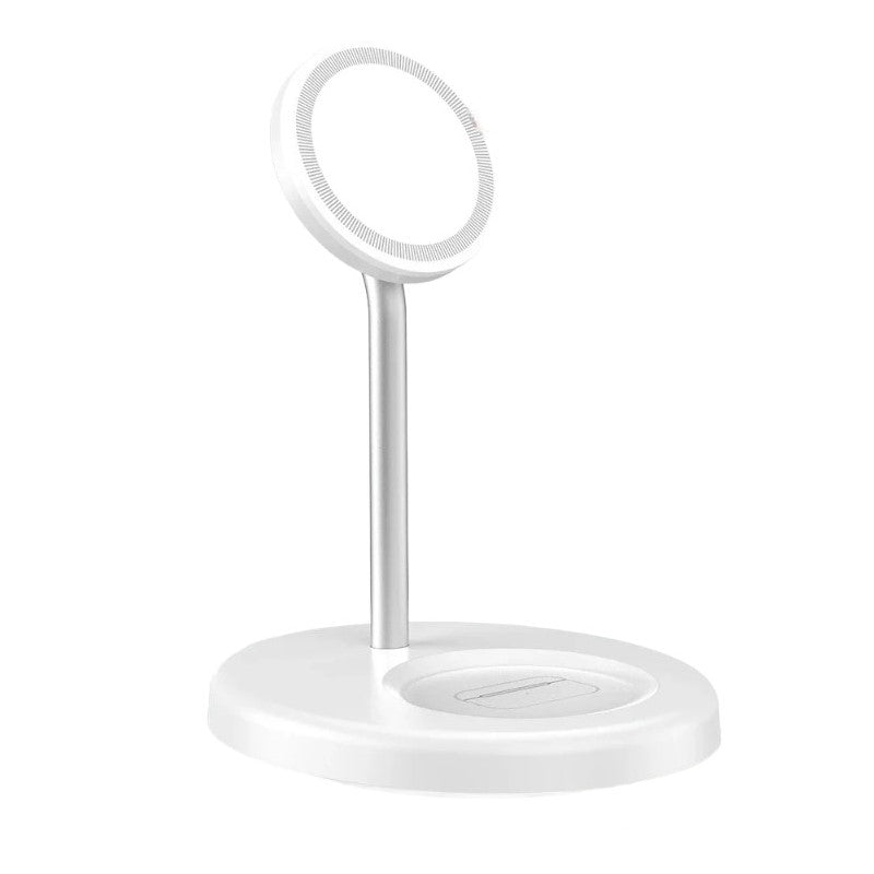 station de charge sans fil Blanc