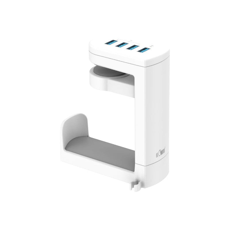 support casque hub usb Blanc
