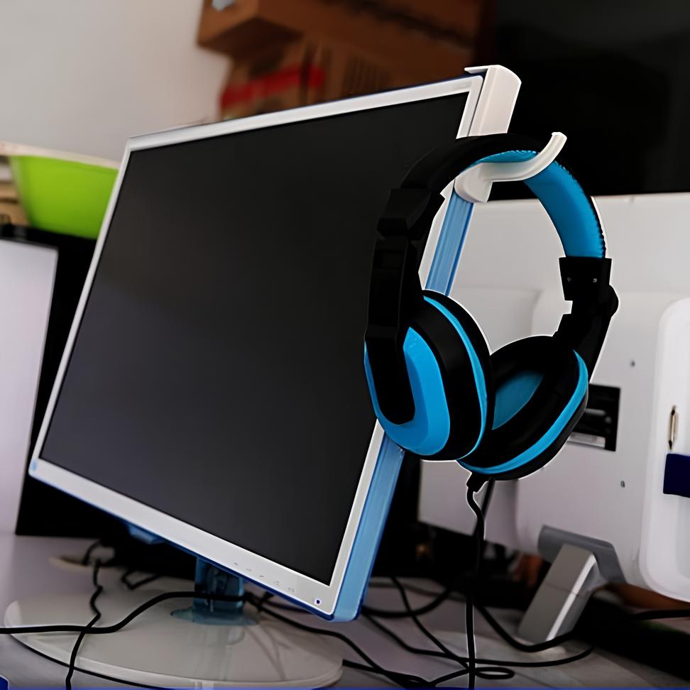 support casque ecran