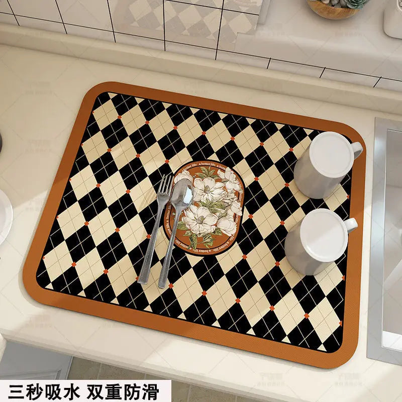 tapis plan de travail Argyle S