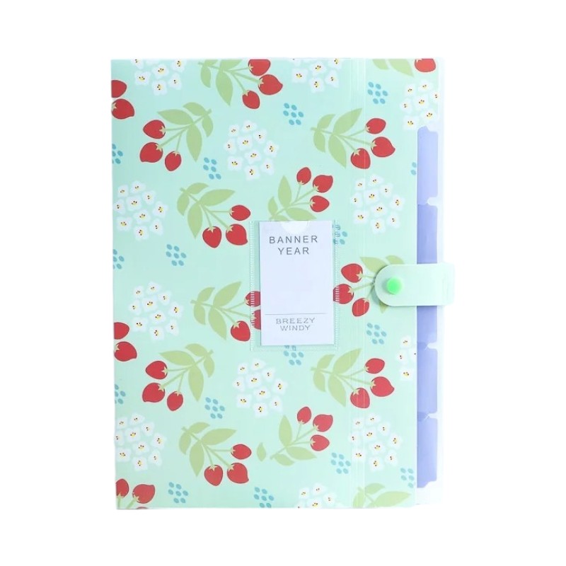 trieur pastel Fleurs vertes