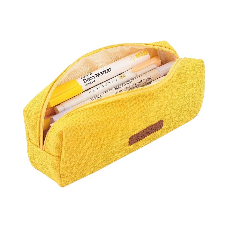 trousse a crayon Jaune