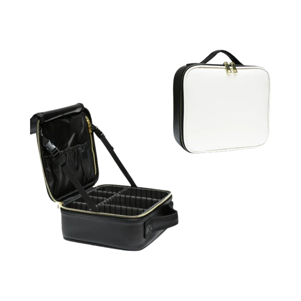 trousse maquillage compartiment Blanc