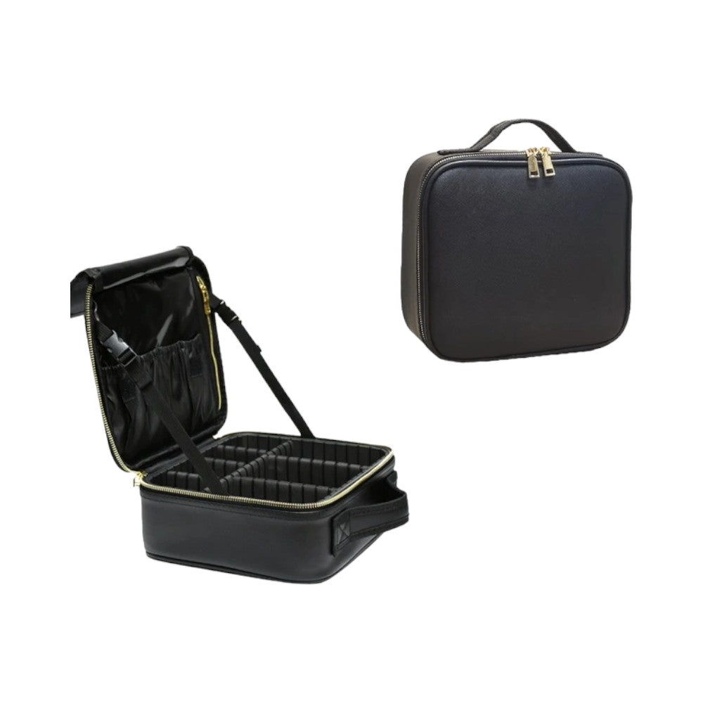 trousse maquillage compartiment Noir