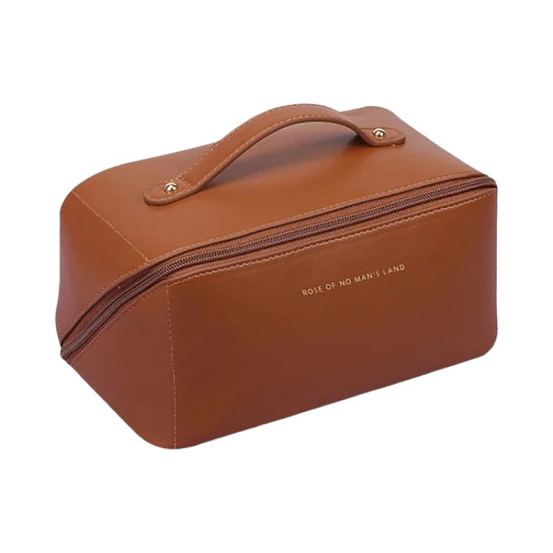 trousse maquillage voyage Marron