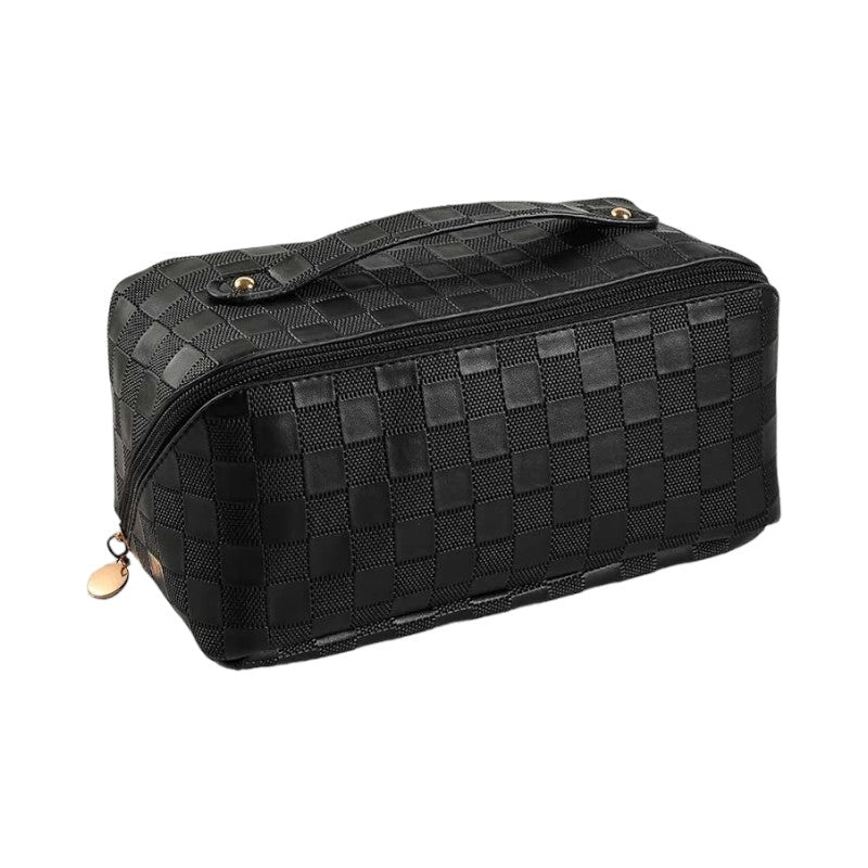 trousse de toilette cuir Noir