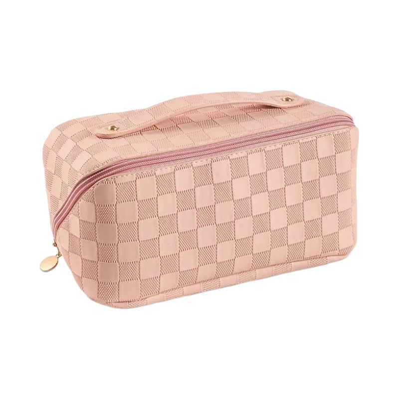trousse de toilette cuir Rose