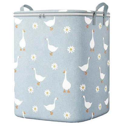 grand panier de rangement tissu Bleu 100 L