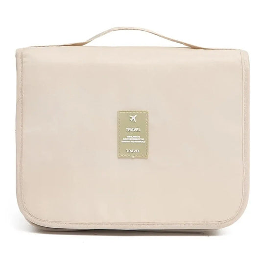 grande trousse de maquillage beige