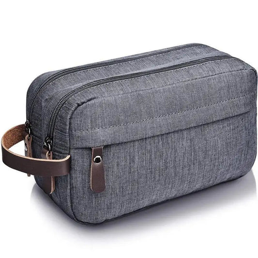 grande trousse de toilette homme Gris