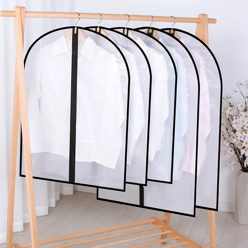 Housse protection portant vêtements 152x180x50cm, plastique waterproof, transparent, facile à ouvrir Label - Maison Housse protection portant vêtements 152x180x50cm, plastique waterproof, transparent, facile à ouvrir Label - Maison