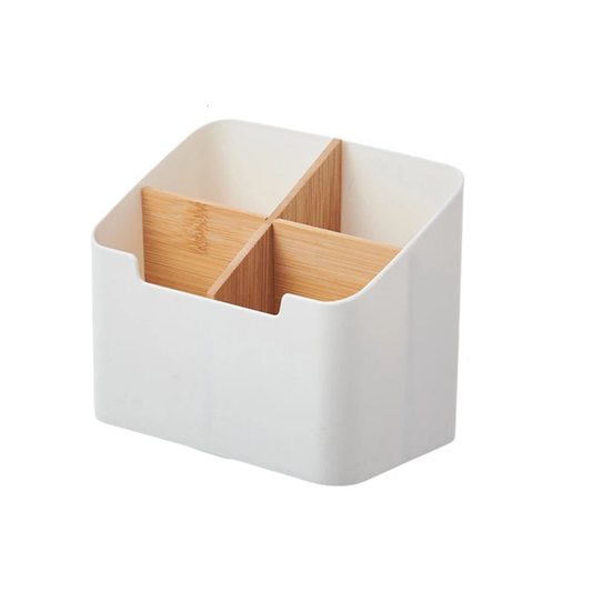 mini organiseur Blanc 4 compartiments