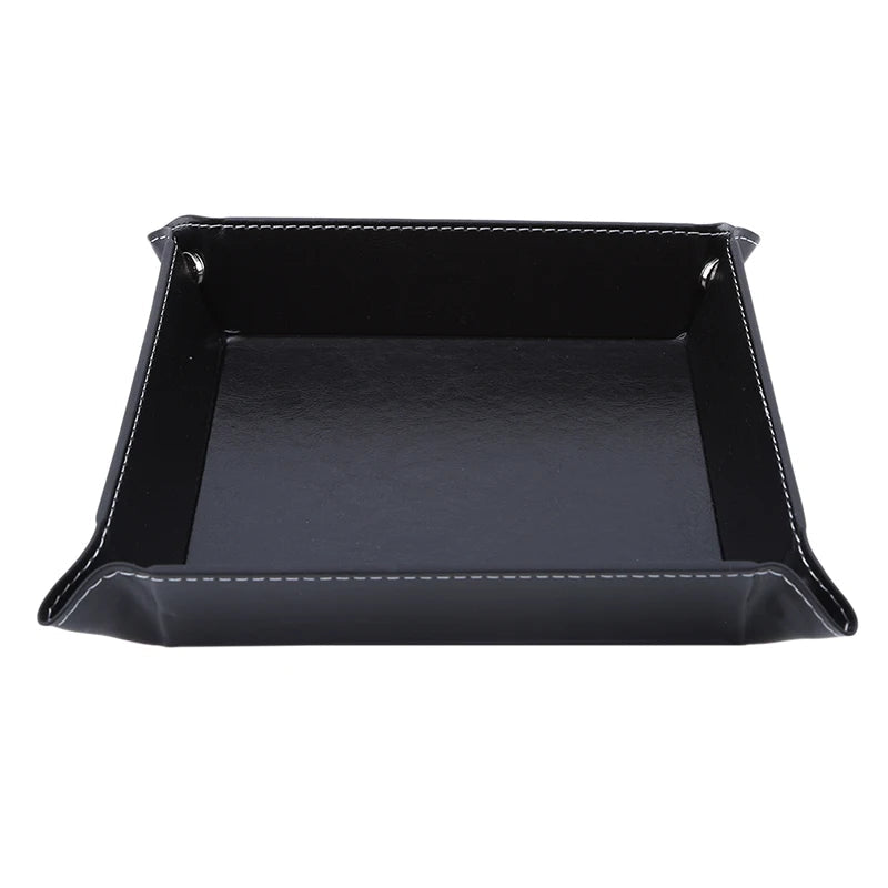 plateau cuir Noir