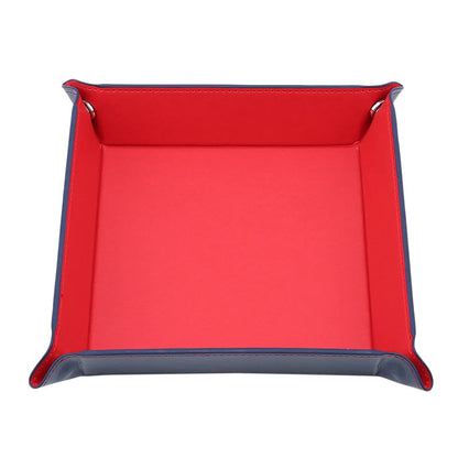 plateau cuir Rouge