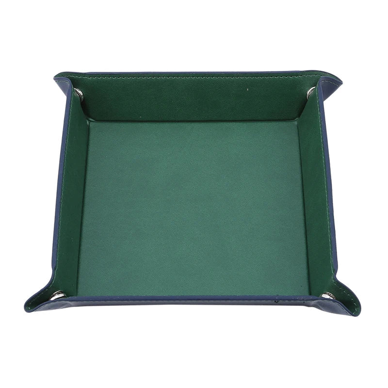 plateau cuir Vert