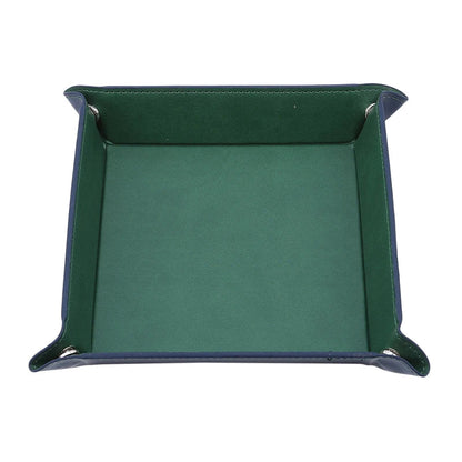 plateau cuir Vert